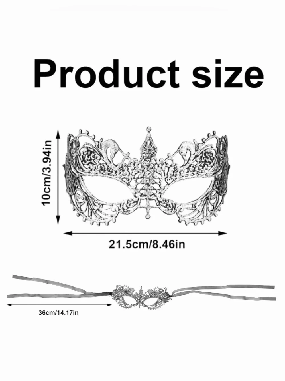 💞 New Rainbow Lace Filigree Masquerade Mask